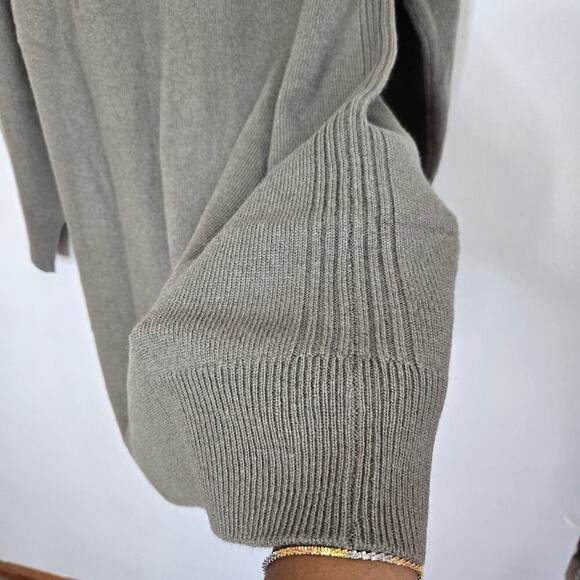 NWT Thakoon Women's Green Wool Knit Sweater Dress, Size L - Picture 6 of 12